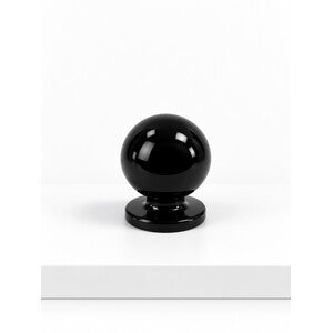 15 x POMOLO OTTONE 710 D 25 MM TORNITO NERO