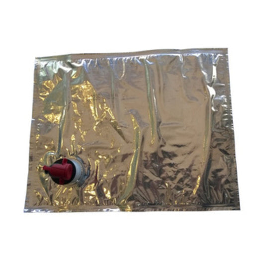 15 x SACCA VINO BAG IN BOX ALLUMINIO C/RUBINETTO 3 L