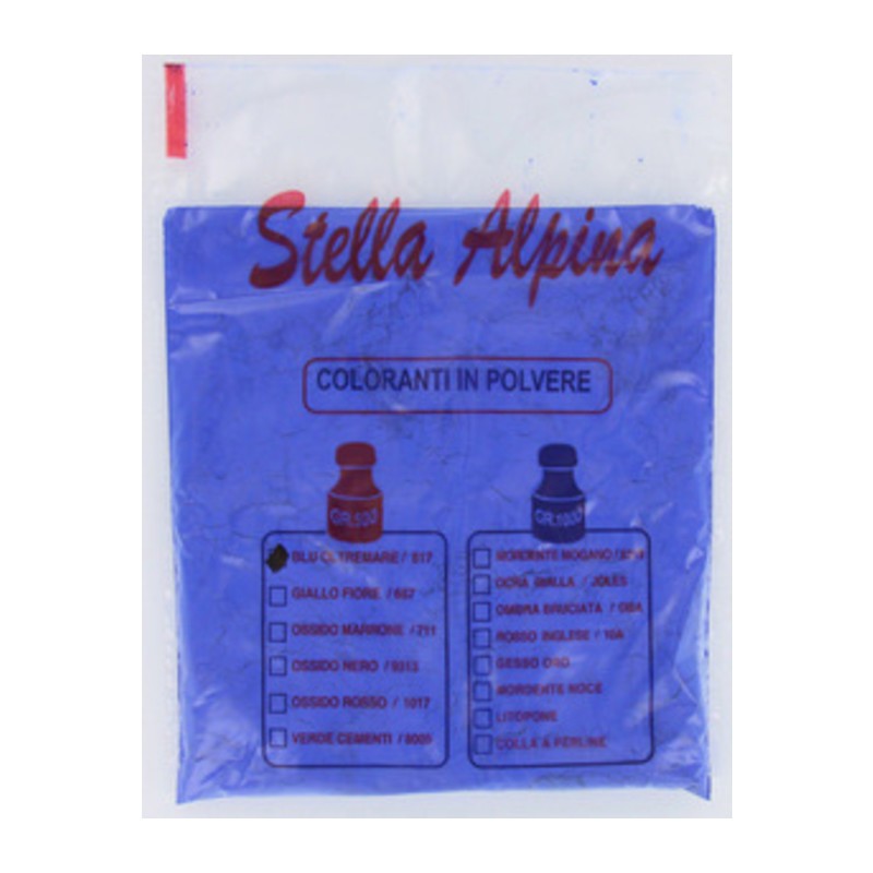 18 x OSSIDO P/CEMENTO BLU OLTREMARE DA 0,500 KG