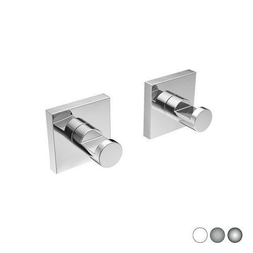 2 PZ APPENDIABITI MOD. HOTEL MAISON Misura: Cromo cm 5 x h. 5 x 4,5