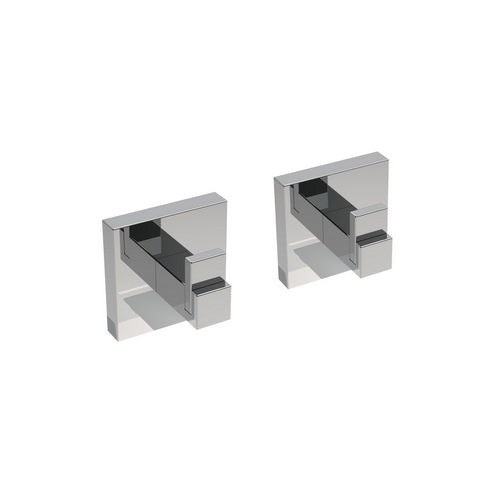 2 PZ APPENDIABITI MOD. TREND Misura: Cromo cm 5 x h.5 x 4