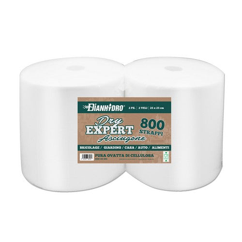 2 PZ BOBINA DI CARTA A STRAPPO DRY EXPERT Misura: gr 1000x2