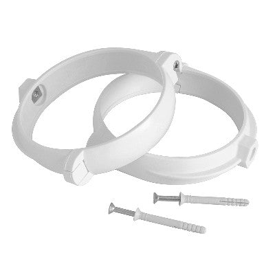 2 PZ STAFFE FERMATUBO CON VITI Misura: Diam. 125 mm