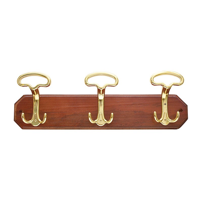 2 x APPENDIABITI LADY 3 POSTI 500X160 MM NOCE ORO
