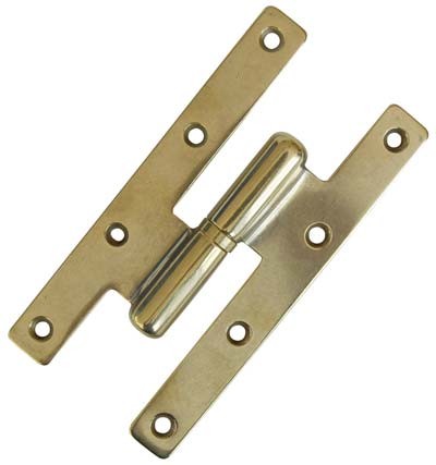 2 x CERNIERA PAUMELLES OTTONE LUCIDO