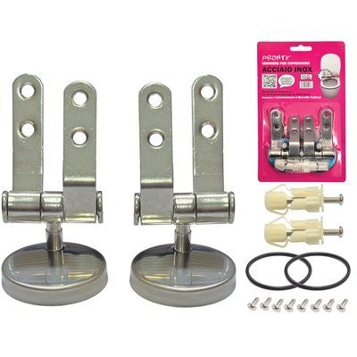 2 x CERNIERE SEDILE WC SFILABILE