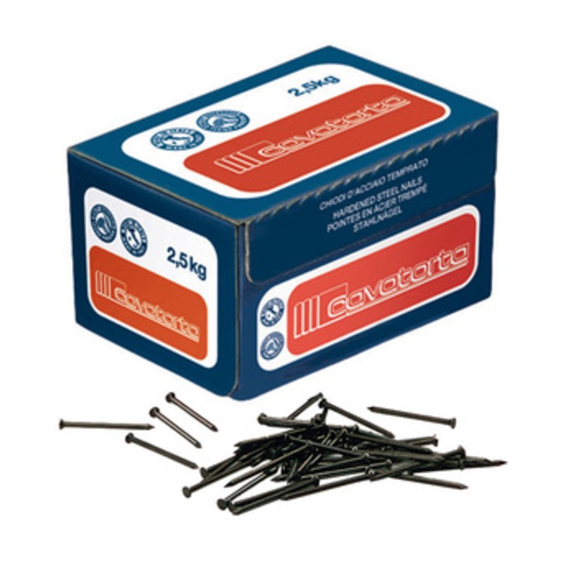 2 x CHIODI ACCIAIO  6CM CAVATORTA*