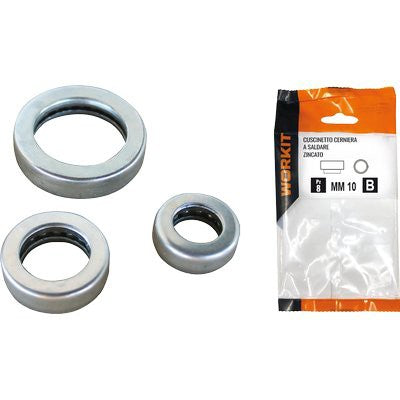 2 x CUSCINETTO CERNIERA A SALDARE ZINCATO SELF WORKIT