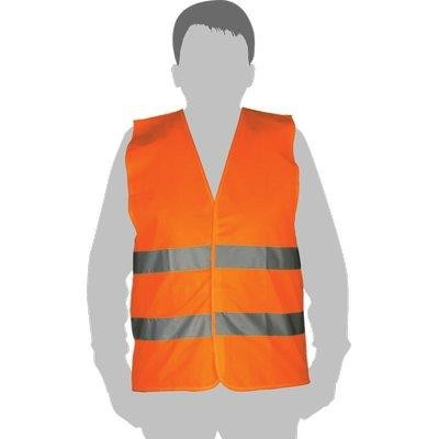 2 x GILET ALTA VISIBILITA ARANCIO 4521 WOKIN