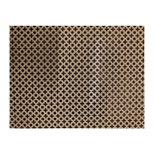 2 x LAMIERA FORATA P/TERMOSIFONE BRONZO