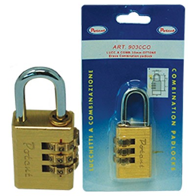 2 x LUCCHETTO A COMBINAZIONE 9000 POTENT