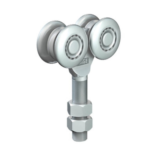 2 x OMGE  253 CARRELLO A 4 RUOTE D 55 MM PORT 380 KG