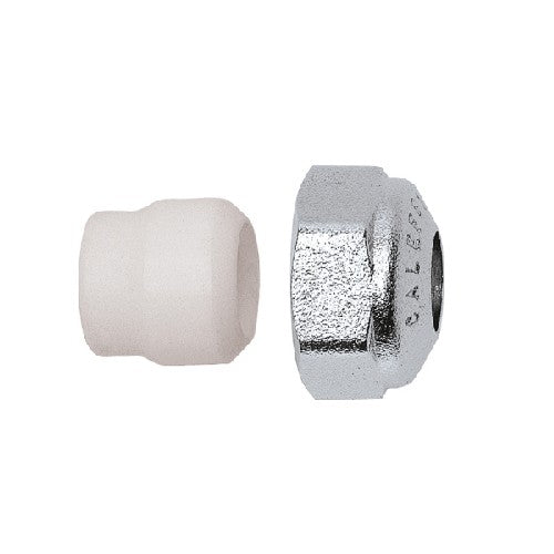 2 x RACCORDO MECCANICO PER TUBO RAME A TENUTA PTFE Misura: D.14 - 23 p. 1,5