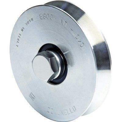 2 x RUOTA CANCELLO A FISSARE GOLA V 300 COMUNELLO