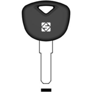 2 x SILCA BW9TE CHIAVE TRANSPONDER VUOTA OTTONE