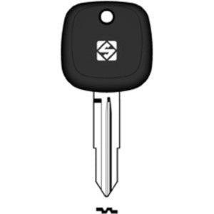 2 x SILCA DH5RTE CHIAVE TRANSPONDER VUOTA OTTONE