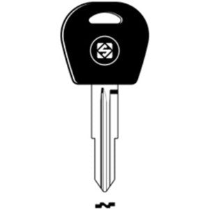 2 x SILCA DWO5TE CHIAVE TRANSPONDER VUOTA OTTONE