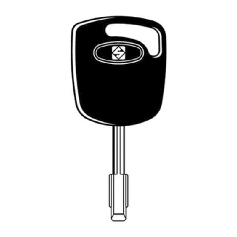 2 x SILCA FO21TE CHIAVE TRANSPONDER VUOTA ACCIAIO