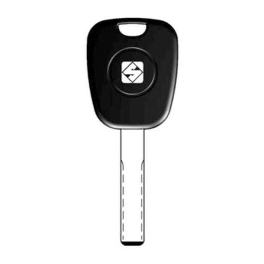 2 x SILCA HU83TE CHIAVE TRANSPONDER VUOTA NICHEL