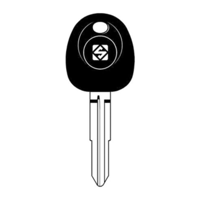 2 x SILCA HYN10TE CHIAVE TRANSPONDER VUOTA OTTONE