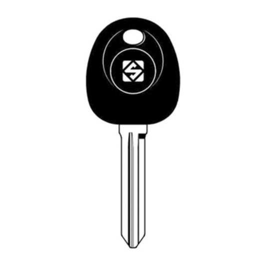2 x SILCA HYN14TE CHIAVE TRANSPONDER VUOTA OTTONE