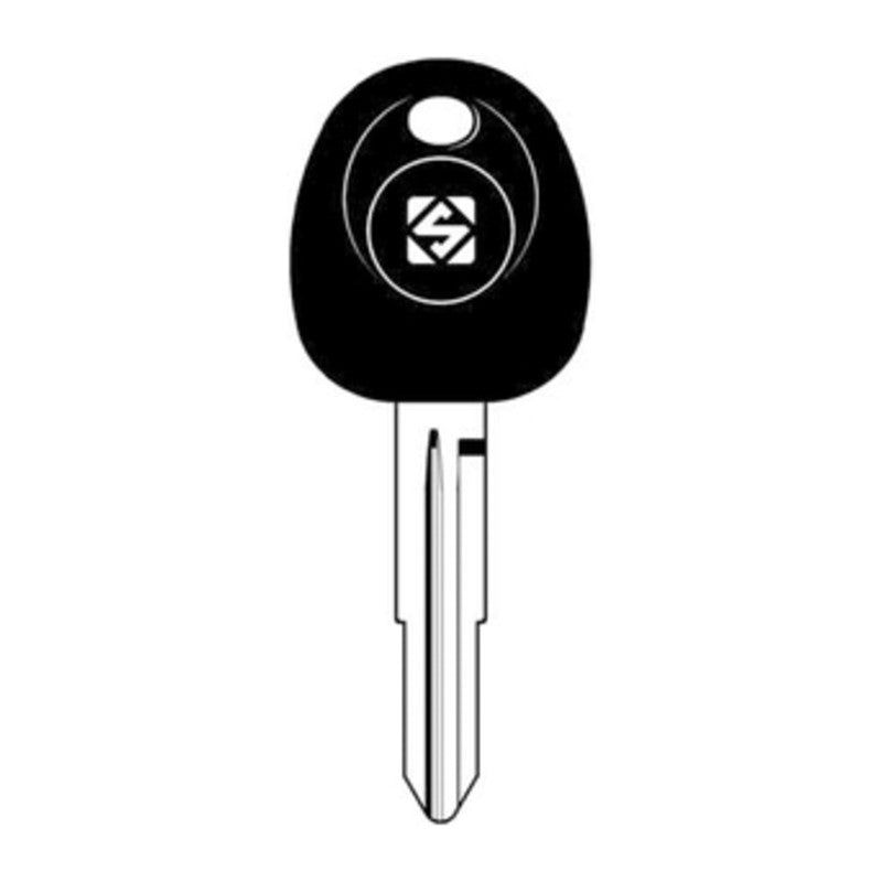 2 x SILCA HYN6TE CHIAVE TRANSPONDER VUOTA OTTONE