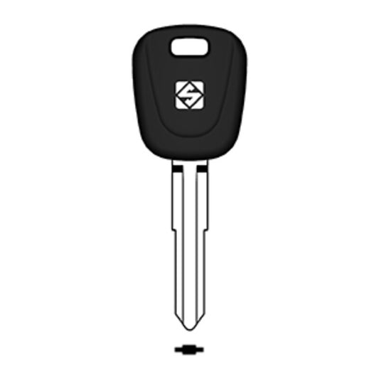 2 x SILCA ISU5TE CHIAVE TRANSPONDER VUOTA OTTONE