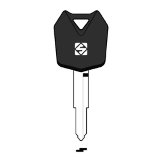 2 x SILCA KW16TE CHIAVE TRANSPONDER VUOTA OTTONE