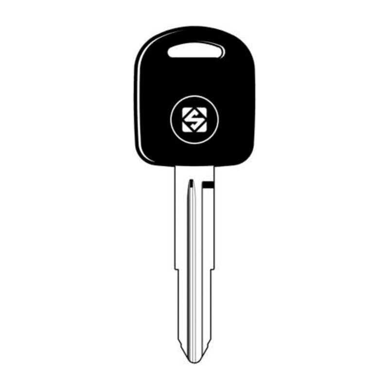 2 x SILCA SZ12TE CHIAVE TRANSPONDER VUOTA OTTONE