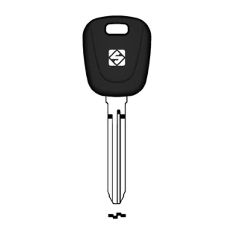 2 x SILCA SZ22TE CHIAVE TRANSPONDER VUOTA OTTONE