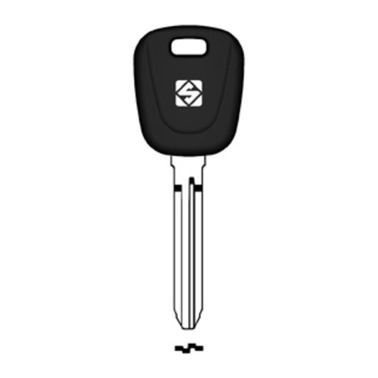 2 x SILCA SZ22TE CHIAVE TRANSPONDER VUOTA OTTONE