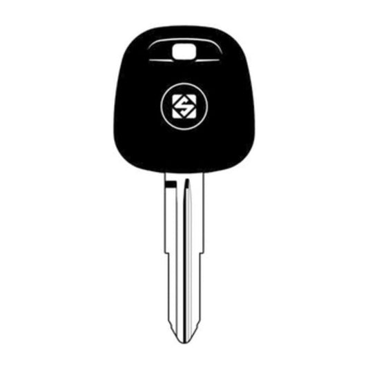 2 x SILCA TOY41RTE CHIAVE TRANSPONDER VUOTA OTTONE