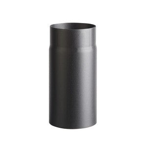 2 x TUBO PORCELLANATO D 12 X H  25CM NERO OPACO TOP