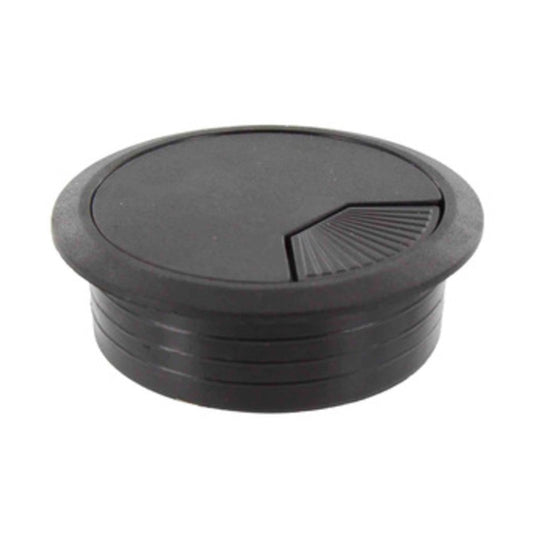 20 x BOCCHETTA PASSACAVI D 60 MM PLASTICA NERO