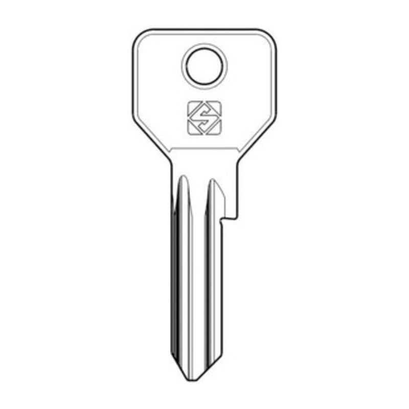 20 x SILCA CS119 CHIAVE PROFILO OTTONE