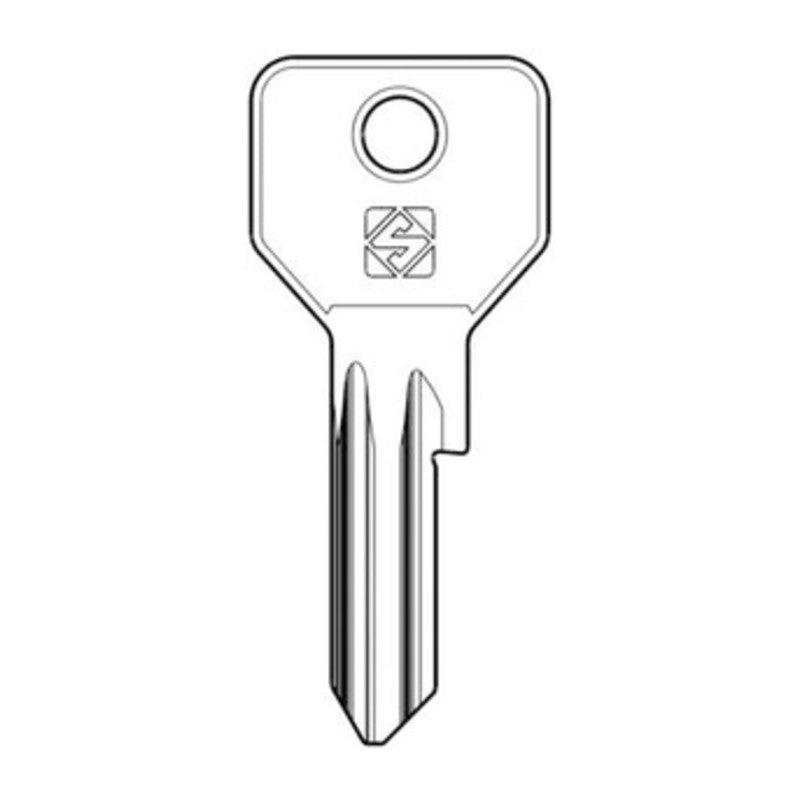 20 x SILCA CS120 CHIAVE PROFILO OTTONE