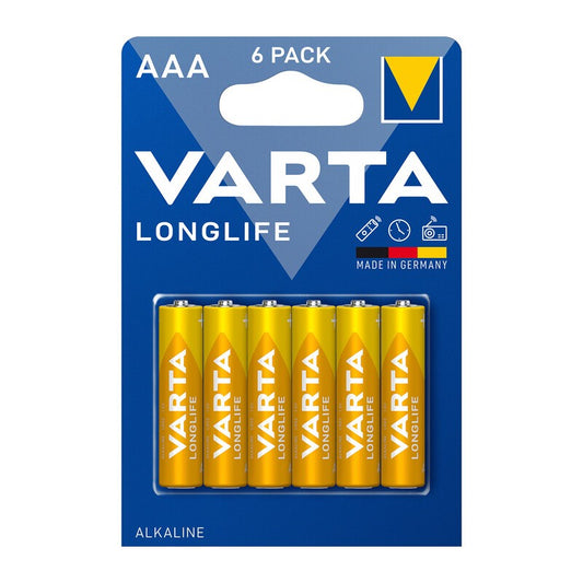 20 x VARTA BATT LONGLIFE ALCALINA MINISTILO BL 6 PZ