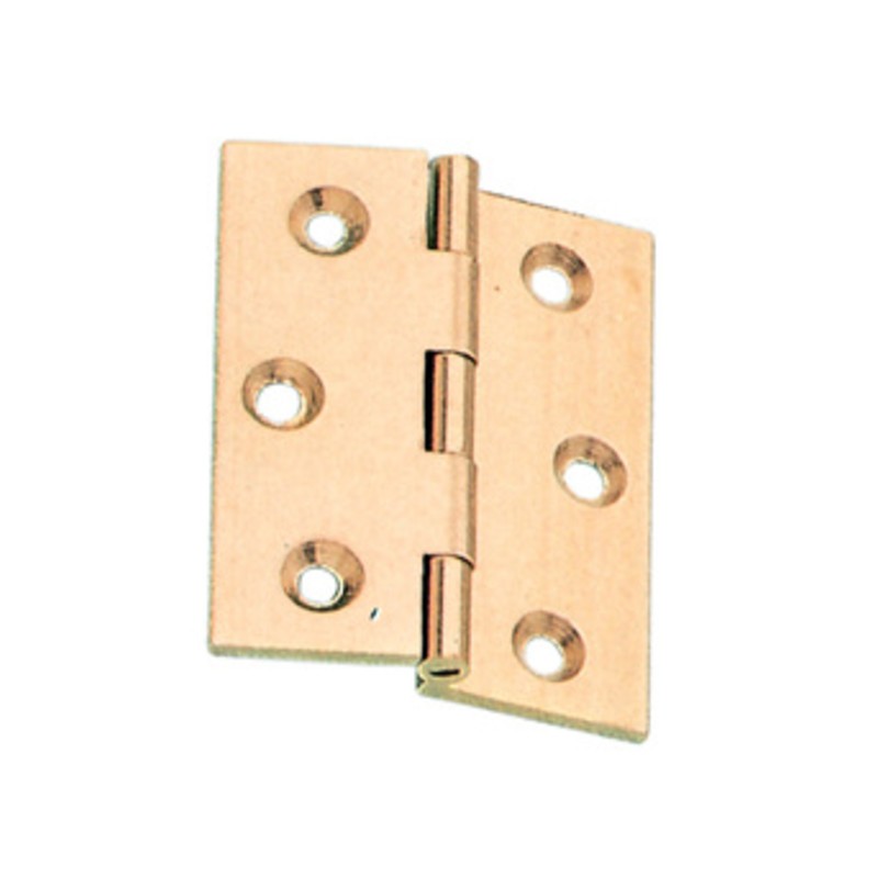 24 x CERNIERA FRESATA 1/2 COLLO OTTONE SATIN 50X40 MM**