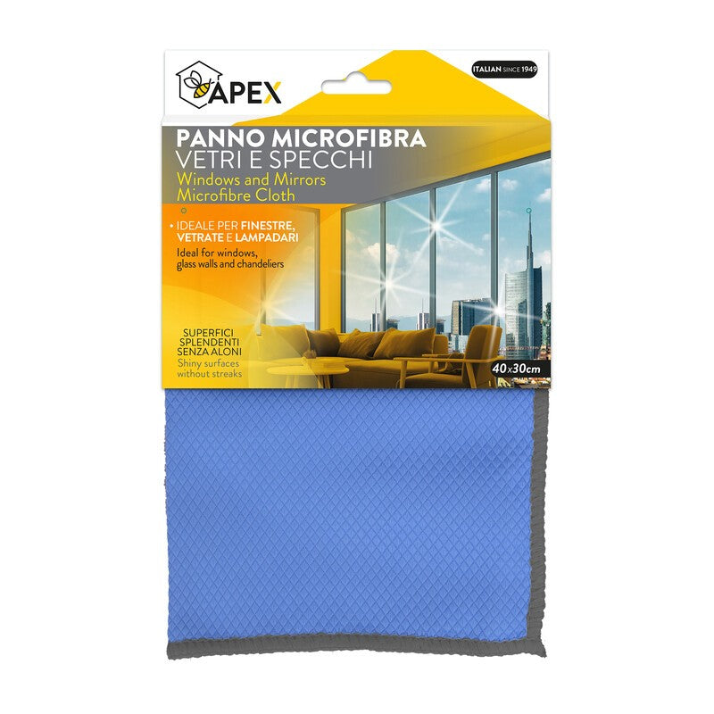 24 x PANNO MICROFIBRA P/VETRI E SPECCHI CM.40X30