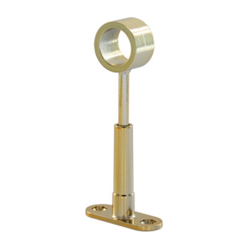 24 x REGGITUBO CENTRALE TONDO REGOL D 25 MM OTTONATO