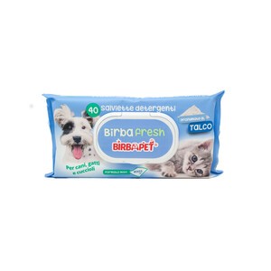 24 x SALVIETTE PER ANIMALI TALCO 40 PZ