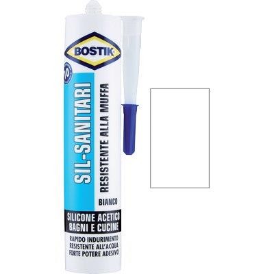 24 x SILICONE ACETICO SIL SANITARI BOSTIK