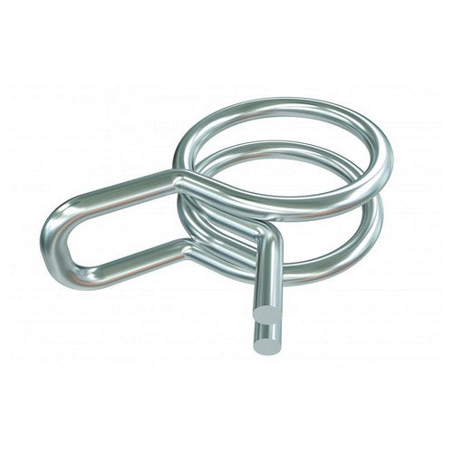 25 PZ FASCETTA DI TENUTA P/TUBO TRASPARENTE Misura: Diam. 6 mm