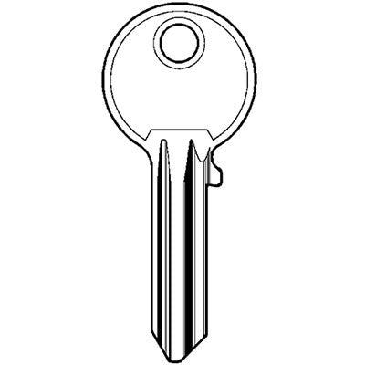 25 x CHIAVE PIATTA ISEO F3 020260 SILVER ORIGINALE