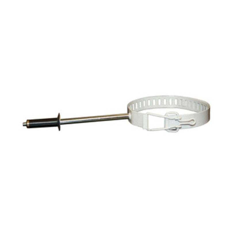 25 x COLLARE P/TUBO STUFA D 8/14 CM BIANCO