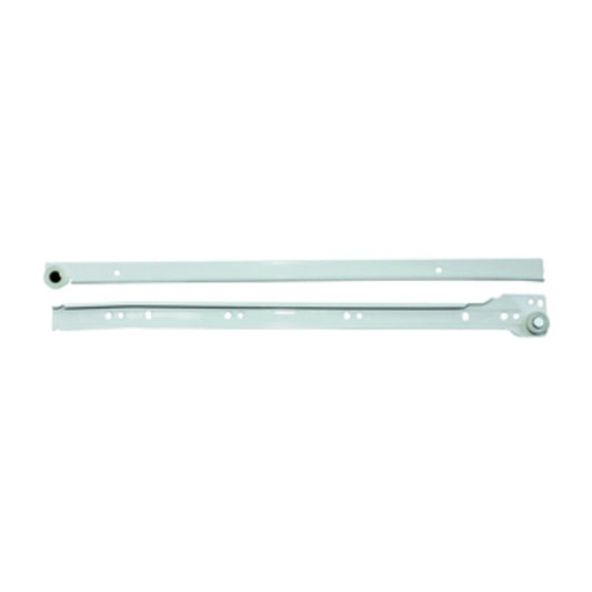25 x GUIDA P/CASSETTI ACCIAIO 45 CM LACCATO BIANCO*