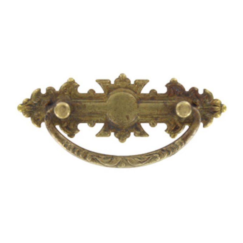 25 x MANIGLIA OTTONE 06305 114X50 MM ANTICATO**
