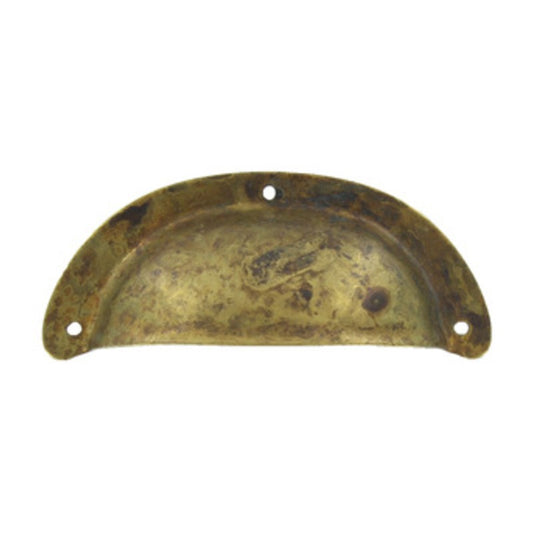 25 x MANIGLIA OTTONE 15122 77X31 MM ANTICATO**