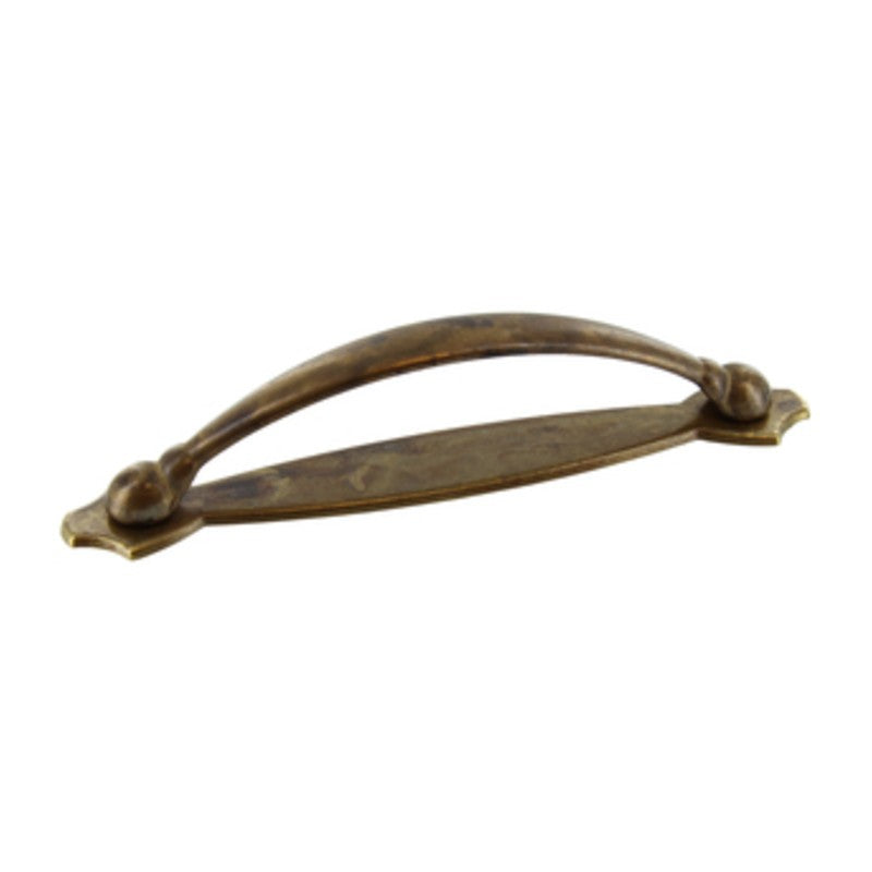 25 x MANIGLIA OTTONE 18900 128 MM ANTICATO
