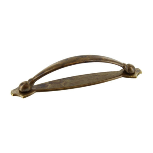 25 x MANIGLIA OTTONE 18900 128 MM ANTICATO